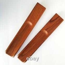 Vntg 60s Teak Salad Tongs MCM Dansk Danish Mid Century Modern JHB Scandinavian