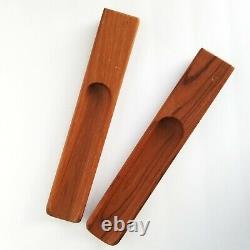 Vntg 60s Teak Salad Tongs MCM Dansk Danish Mid Century Modern JHB Scandinavian