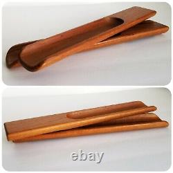 Vntg 60s Teak Salad Tongs MCM Dansk Danish Mid Century Modern JHB Scandinavian