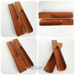 Vntg 60s Teak Salad Tongs MCM Dansk Danish Mid Century Modern JHB Scandinavian